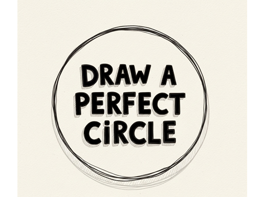 Draw a Perfect Circle gameplay