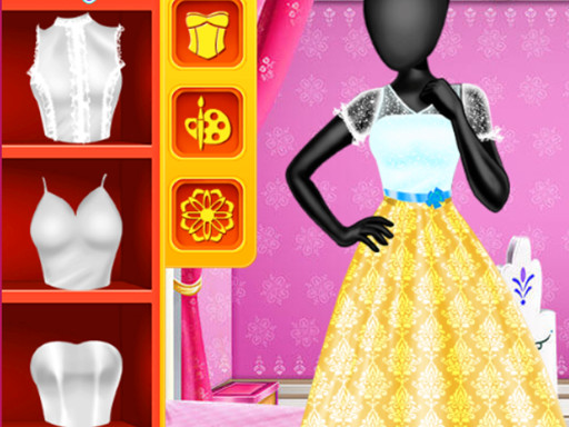 Fashion Studio Snow Queen Dress 2 gameplay
